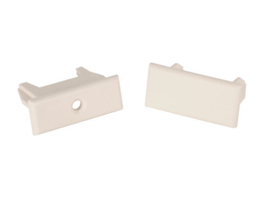 A320 Oyster Pleated Shade Rail Ends