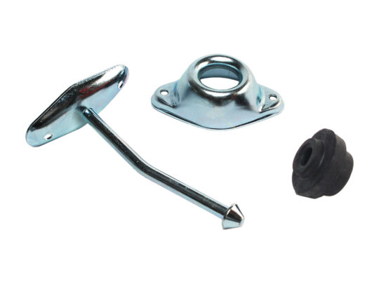 E257 Entry Door Holder Angled Metal Plunger