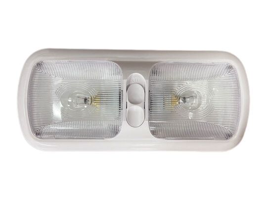 L830 LED 12V Slim Pancake Double Dome Light