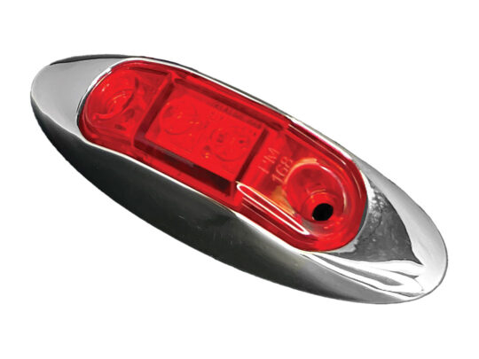 L933 Oblong with Chrome Bezel LED Marker Light