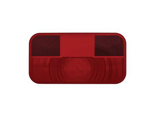 L964 Replacement Lens for Incand. Rectangular Tail Light with Reflex