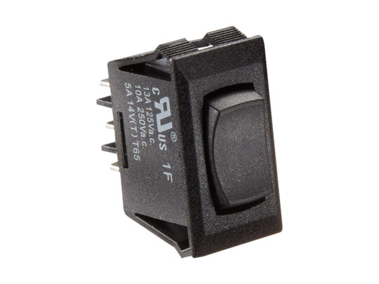 S341 Rocker Switch, 10 A, Momentary On/Off/Momentary On - SPDT