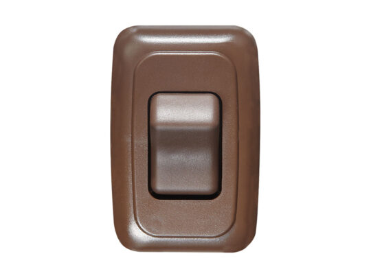 S631 Single Contoured Wall Switch, On/Off - SPST