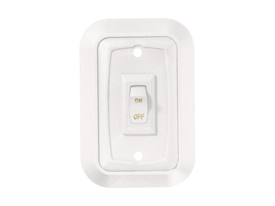 S653 Single Wall Plate Switch, On/Off - SPST