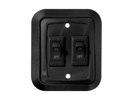 S656 Double Wall Plate Switch, On/Off - SPST