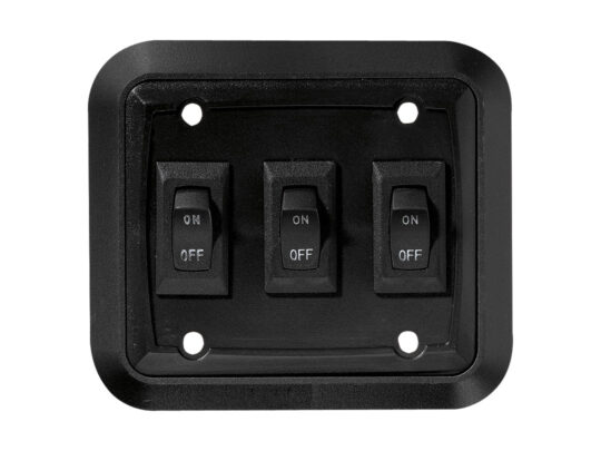 S660 Triple Wall Plate Switch, On/Off - SPST