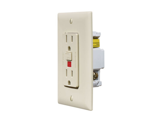 S803 Dual GFCI Outlet with Cover-Plate