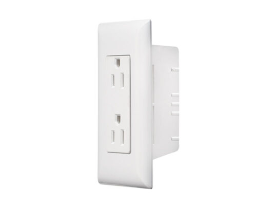 S831 Self Contained Contemporary Dual Outlet Speedwire with Cover-Plate