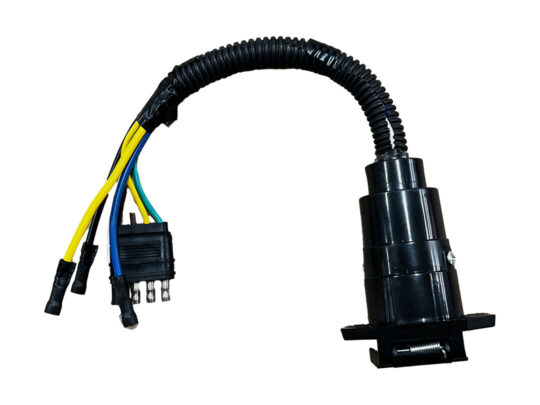 TC520 4-Way Flat to 7-Way RV Socket Adapter Harness